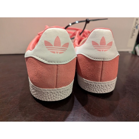 Adidas Originals Gazelle Pink‎ White Shoes Youth US Size 4.5 (Women 6) - Picture 6 of 7